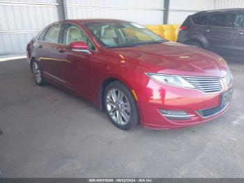  Salvage Lincoln MKZ Hybrid