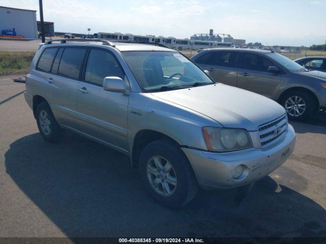  Salvage Toyota Highlander