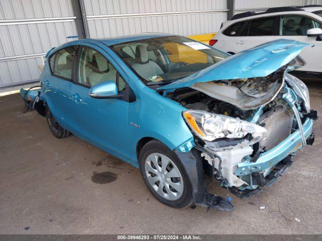  Salvage Toyota Prius c