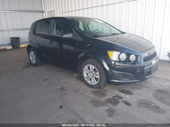  Salvage Chevrolet Sonic