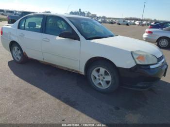  Salvage Chevrolet Malibu