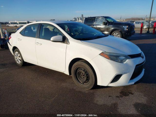  Salvage Toyota Corolla