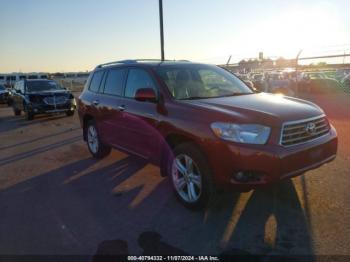  Salvage Toyota Highlander