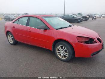  Salvage Pontiac G6