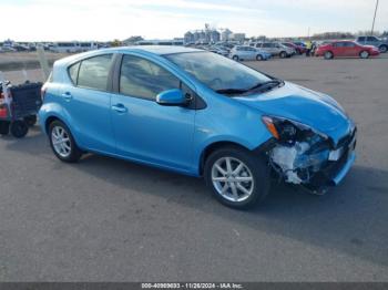  Salvage Toyota Prius c