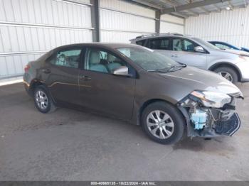  Salvage Toyota Corolla