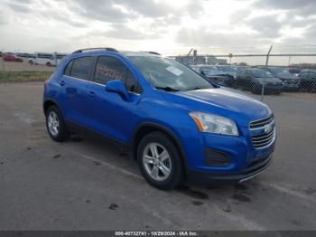  Salvage Chevrolet Trax