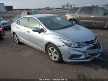  Salvage Chevrolet Cruze