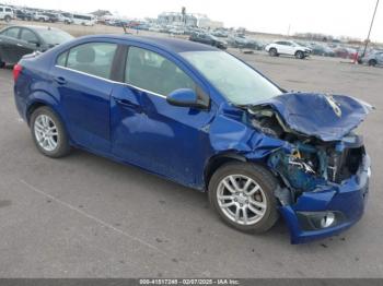  Salvage Chevrolet Sonic