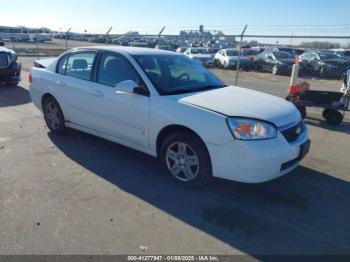  Salvage Chevrolet Malibu