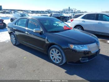  Salvage Lincoln MKZ