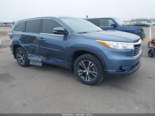  Salvage Toyota Highlander