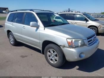  Salvage Toyota Highlander
