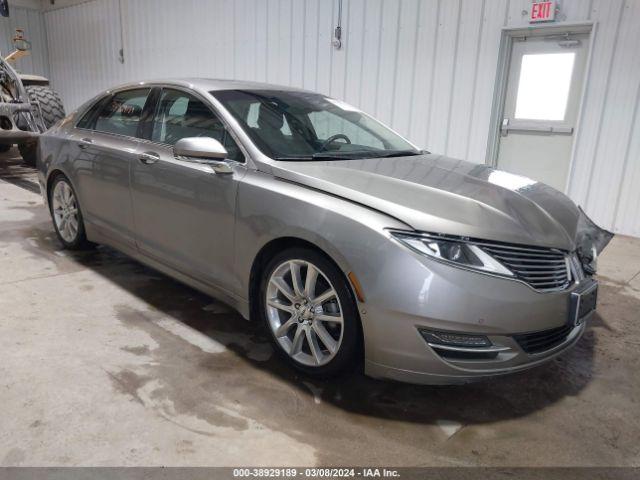  Salvage Lincoln MKZ Hybrid