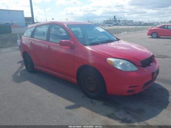  Salvage Toyota Matrix
