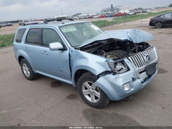  Salvage Mercury Mariner Hybrid