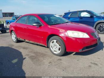  Salvage Pontiac G6