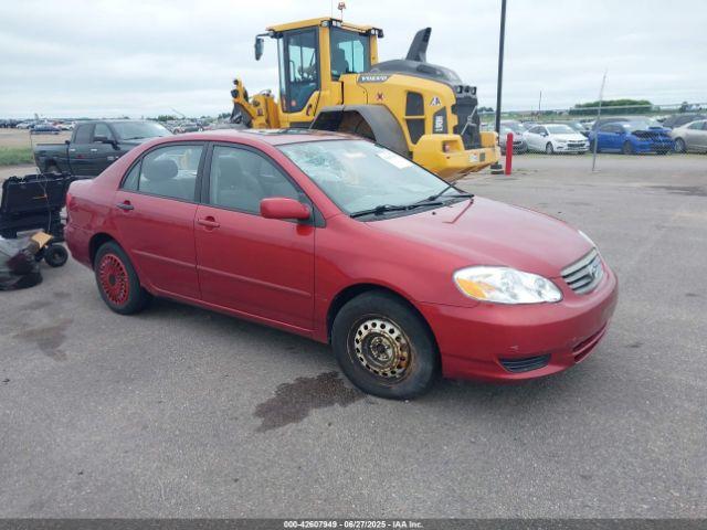  Salvage Toyota Corolla