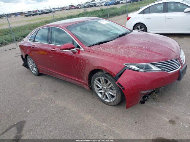  Salvage Lincoln MKZ Hybrid