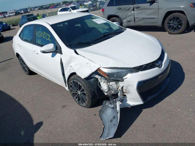  Salvage Toyota Corolla