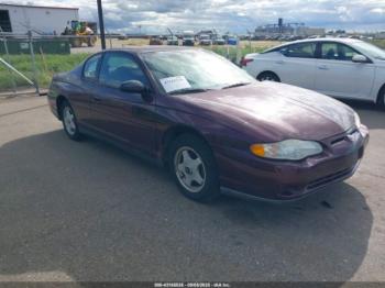  Salvage Chevrolet Monte Carlo