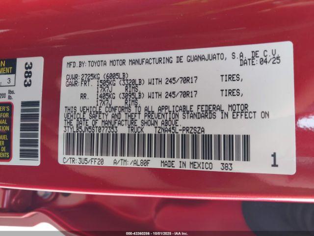 Toyota Tacoma Sr5 4wd Image 7
