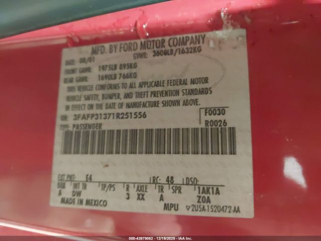 Ford Focus Zx3 Image 8