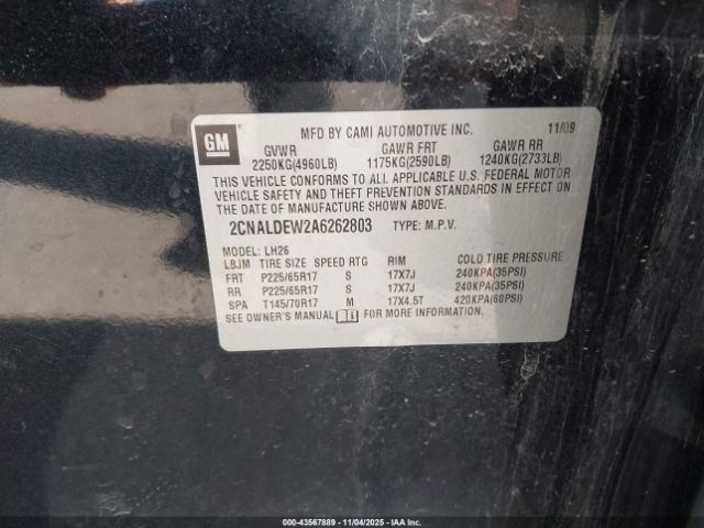 Chevrolet Equinox Lt Image 8