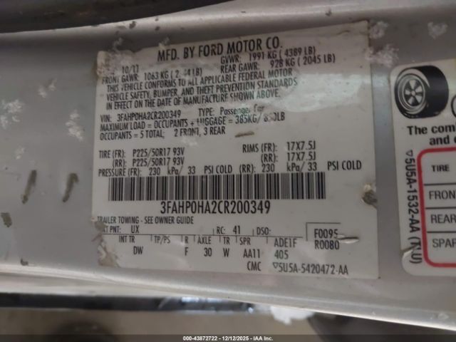 Ford Fusion Se Image 6