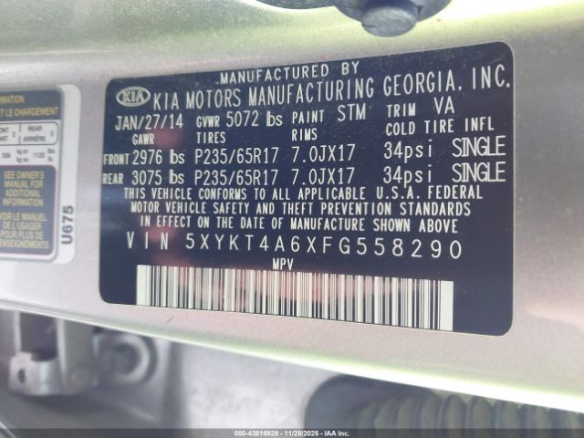 Kia Sorento Lx Image 5