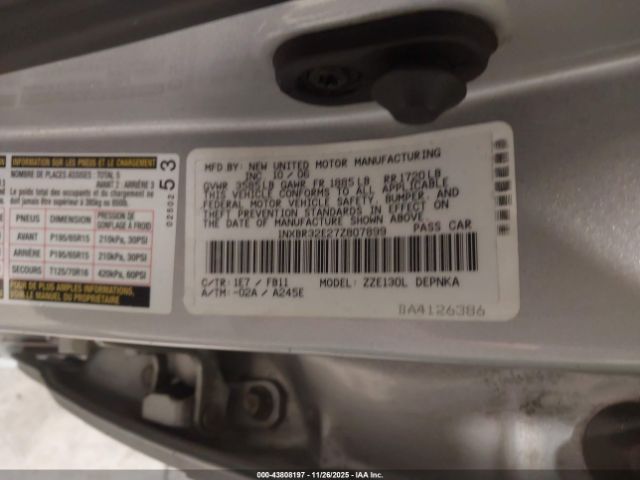 Toyota Corolla Le Image 14