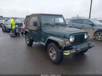  Salvage Jeep Wrangler