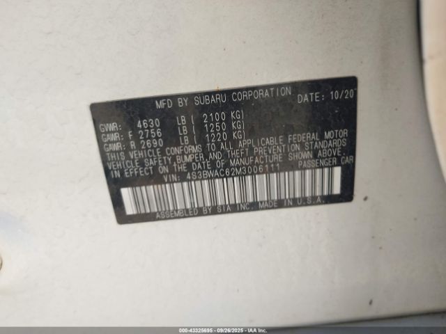 Subaru Legacy Premium Image 6