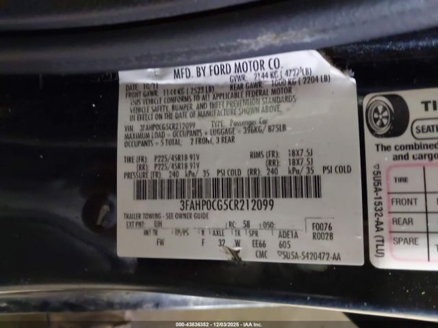 Ford Fusion Sel Image 2