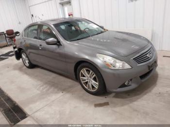  Salvage INFINITI G37x
