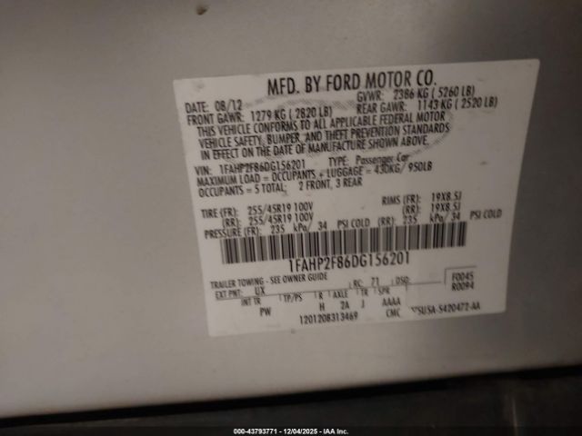 Ford Taurus Limited Image 4