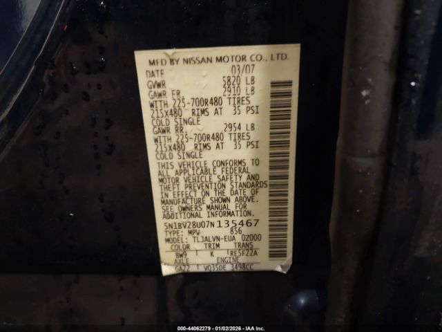 Nissan Quest 3.5 Se Image 8