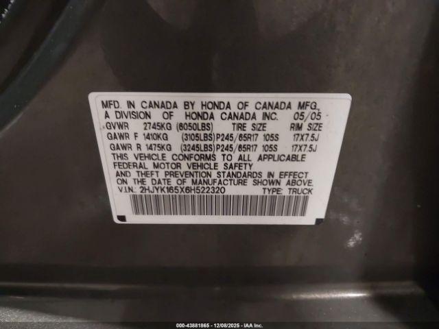 Honda Ridgeline Rtl Image 8