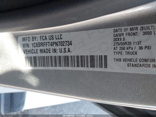 Ram 1500 Big Horn  4x4 5'7 Box Image 9