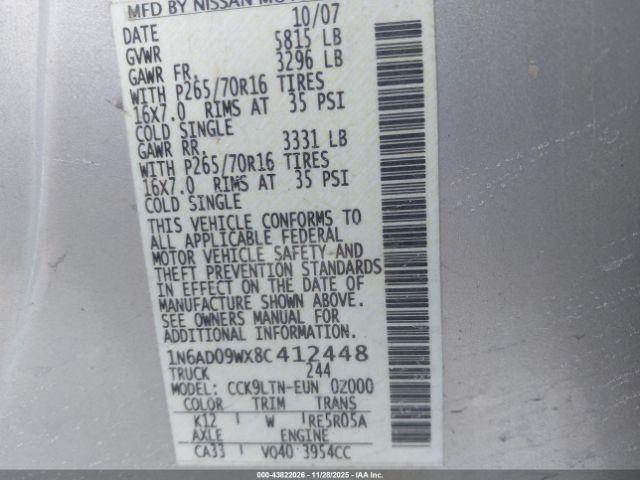 Nissan Frontier Se Image 14