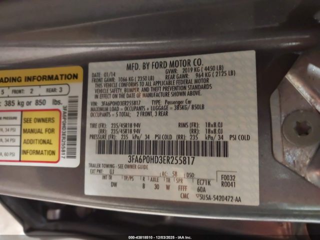 Ford Fusion Se Image 15