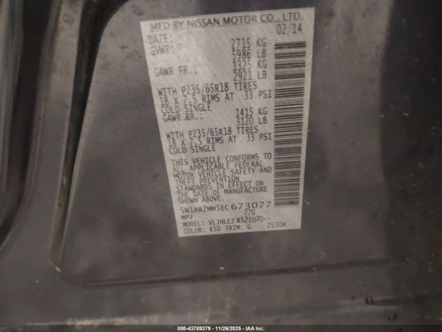 Nissan Pathfinder Sv Image 7