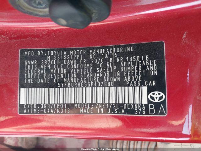 Toyota Corolla Le Image 7